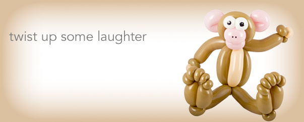 Twist up some laughter. Search for Balloon Twisters.