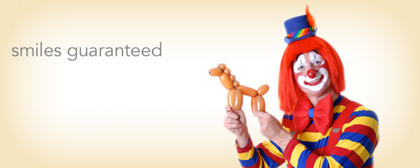 Smiles guaranteed. Search for Clowns.