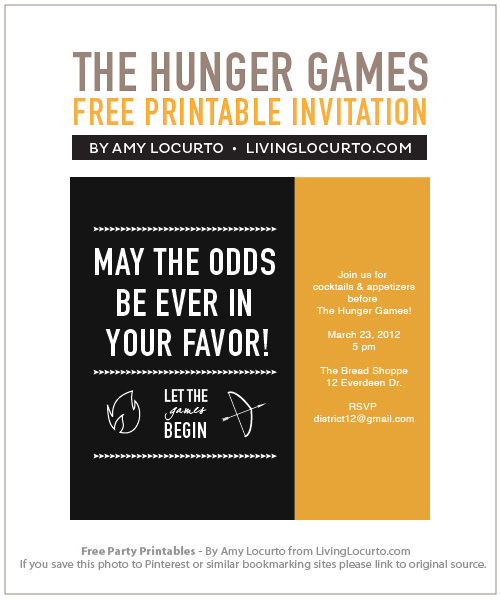 Hunger Games Party